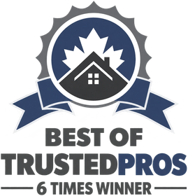 Best of TrustedPros 6 times winner badge
